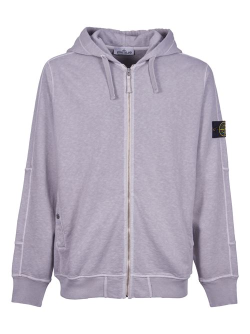 Felpa con zip STONE ISLAND | 801563160V0164